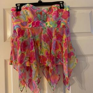 NANETTE LEPORE Strapless Top